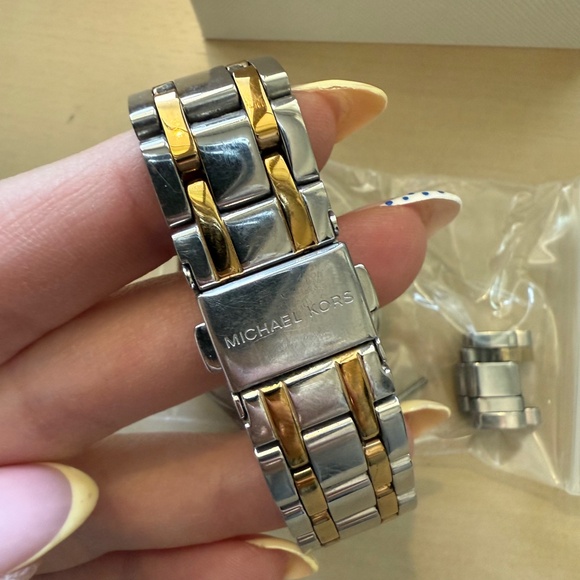 Michael Kors Kiley Pave Glitz Two-Tone  Watch - Picture 4 of 5